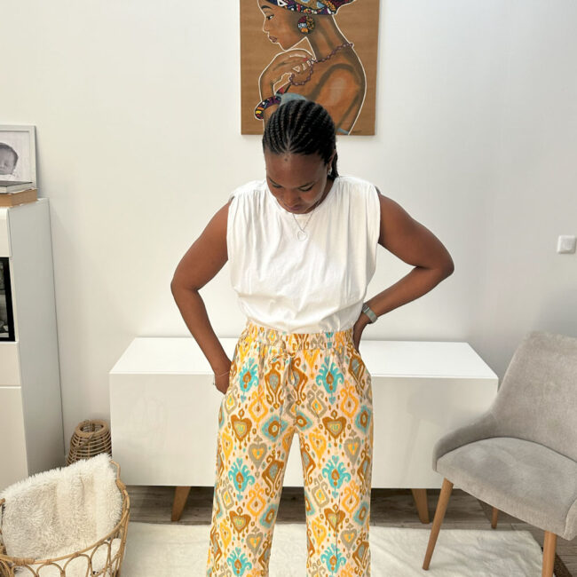 Pantalon Lilou Jaune – Image 3